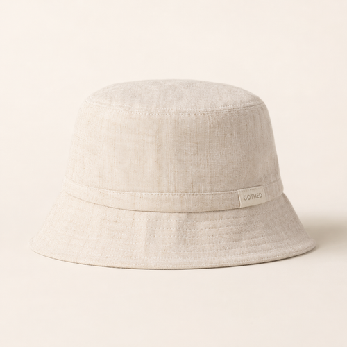 Linen Bucket Hat - Men