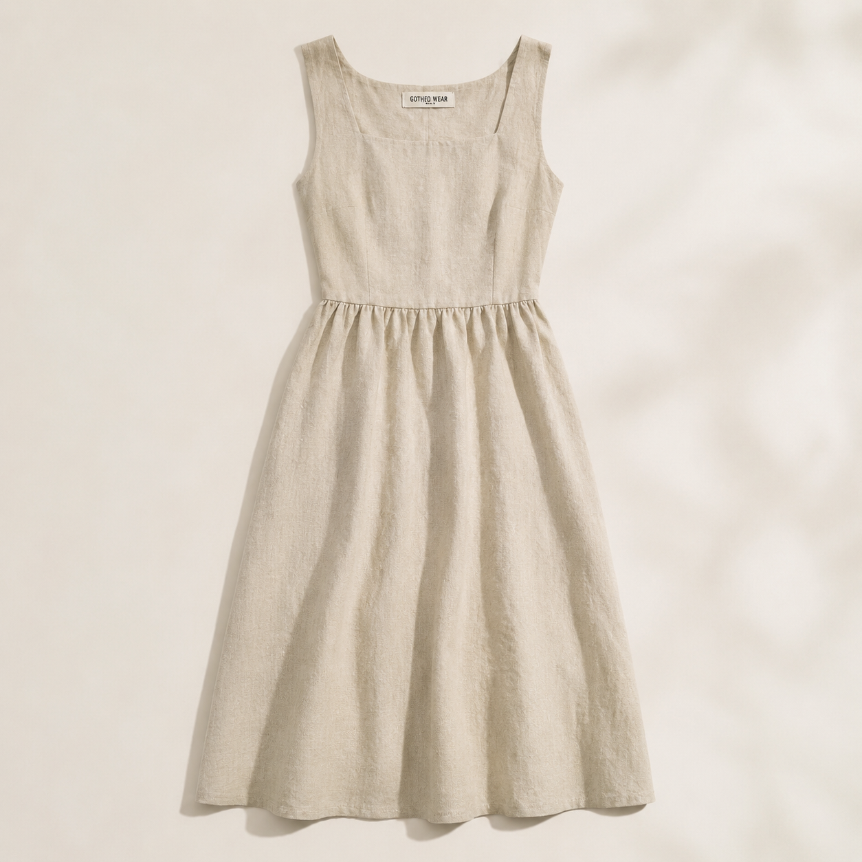 Linen Midi Dress - Women